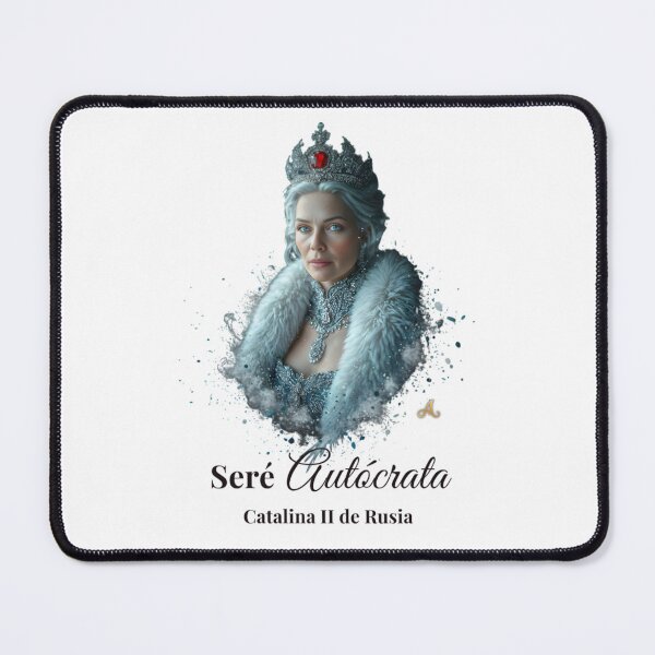 Item preview, Catherine II of Russia: I Will Be an Autocrat | Powerful Empress Noir Art designed and sold by imprAsiones.