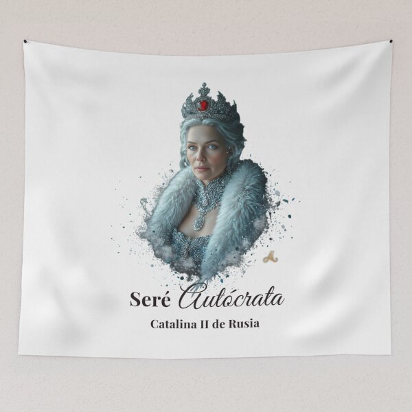 Item preview, Catherine II of Russia: I Will Be an Autocrat | Powerful Empress Noir Art designed and sold by imprAsiones.