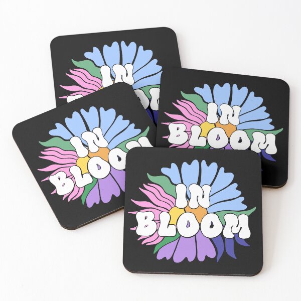 Item preview, In Bloom Colourful Retro Style Floral Design designed and sold by DrawnByMoonBeam.