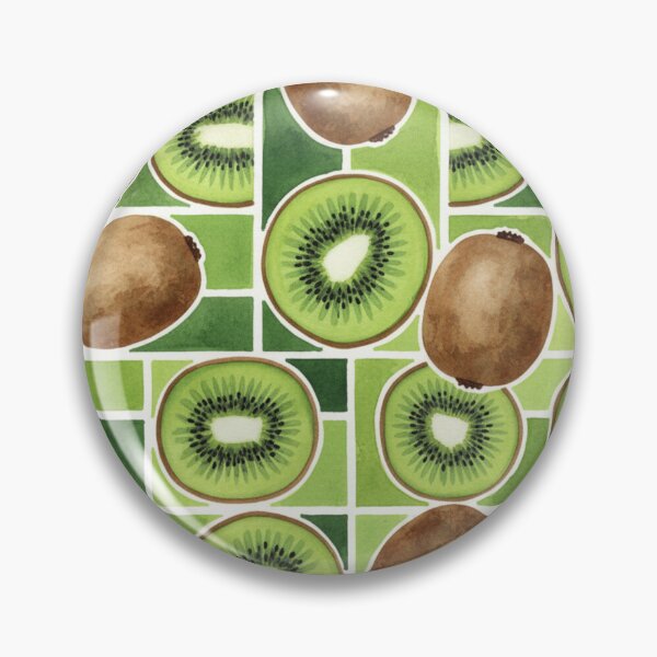 Item preview, Watercolor Kiwi Pattern – Vibrant Fruit Design designed and sold by HeyHas.
