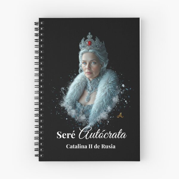 Item preview, Catherine II of Russia: I Will Be an Autocrat - Dark | Powerful Empress Noir Art designed and sold by imprAsiones.