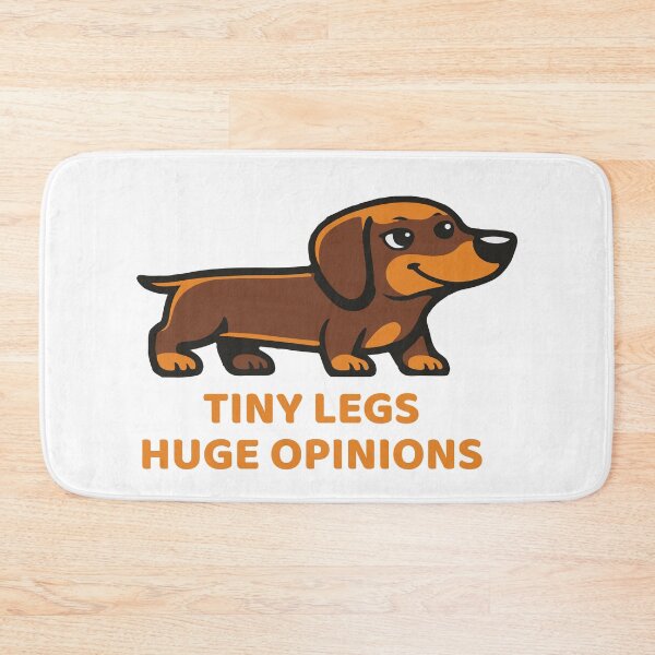 Item preview, Tiny Legs Huge Opinions – Sassy Dachshund Shirt designed and sold by EvolvCustoms.