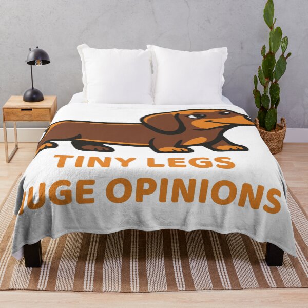 Item preview, Tiny Legs Huge Opinions – Sassy Dachshund Shirt designed and sold by EvolvCustoms.