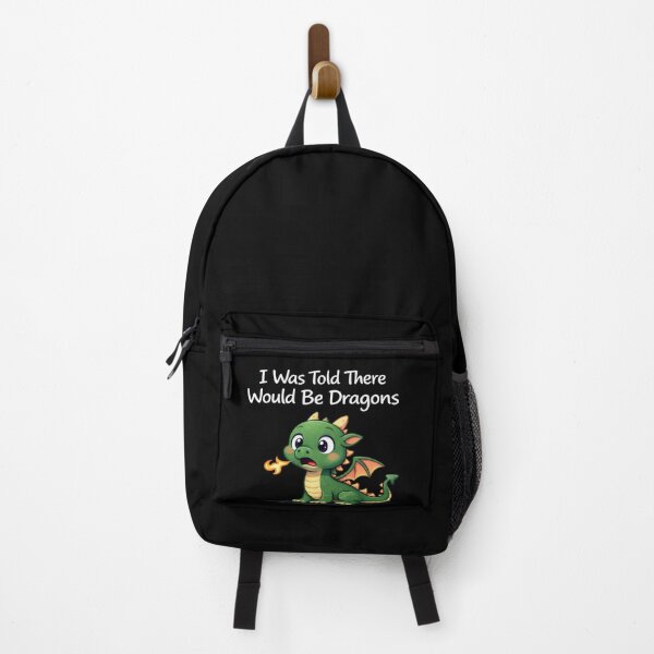 Item preview, I Was Told There Would Be Dragons — Vintage Funny Dragon Shirt designed and sold by VibeOffline Studio.