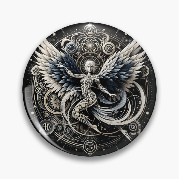 Item preview, The dance of sacred geometry in the arms of the heavenly Virgin designed and sold by KunstGeist.