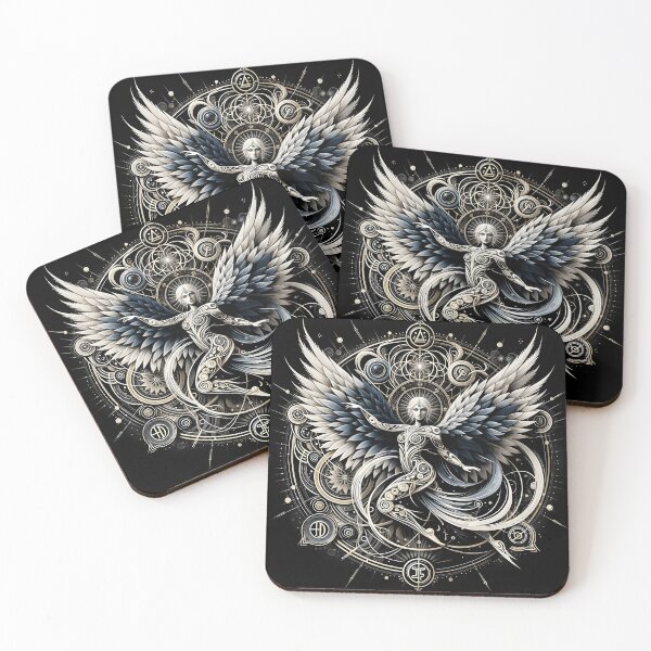 Item preview, The dance of sacred geometry in the arms of the heavenly Virgin designed and sold by KunstGeist.