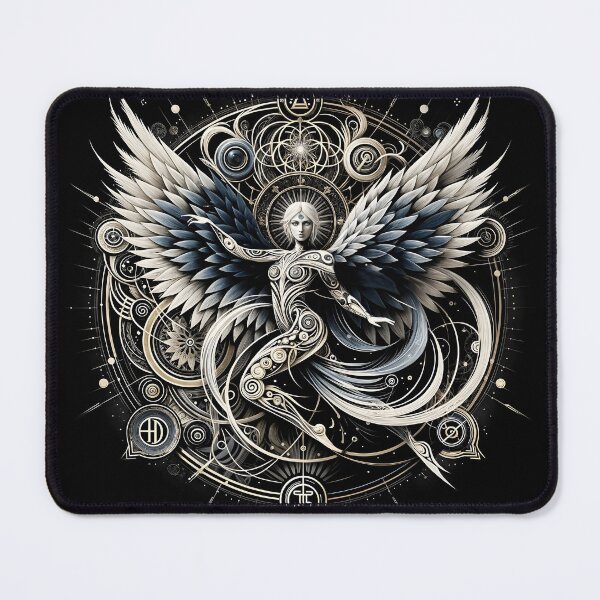Item preview, The dance of sacred geometry in the arms of the heavenly Virgin designed and sold by KunstGeist.
