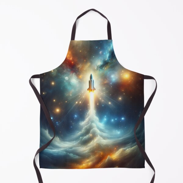Item preview, Rocket in space designed and sold by RobertMartinArt.
