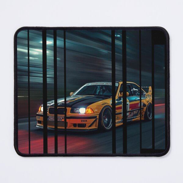 Item preview, BW coupe 36 with wide body kit, street racing vibe, high contrast neon colors 21 designed and sold by Neon G.