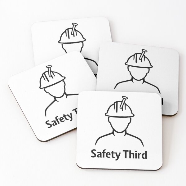 Item preview, Safety Third designed and sold by Inappropriate Ink.