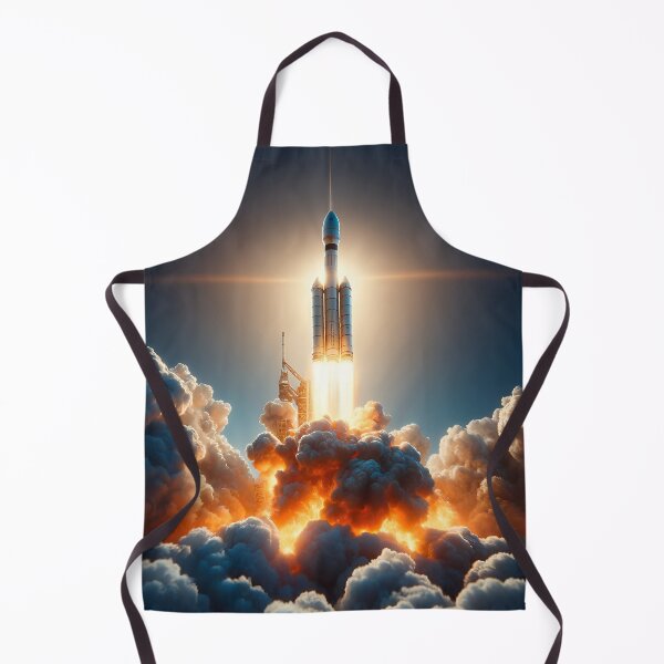 Item preview, Rocket in space designed and sold by RobertMartinArt.