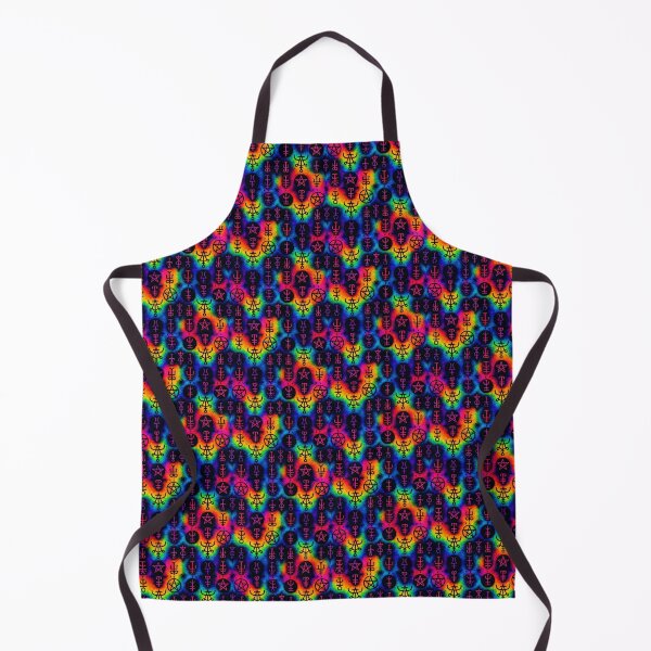 Item preview, Colorful sigil witch magick– Psychedelic Occult seamless pattern designed and sold by Liliths-Closet.