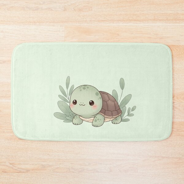 Item preview, Cute Kawaii Turtle Cartoon – Adorable Pastel Baby Turtle Illustration designed and sold by soletstudio.