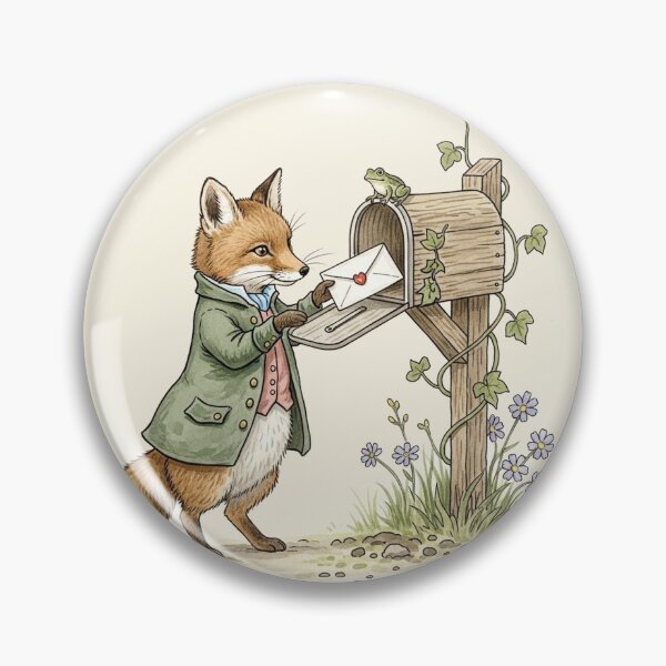 Item preview, The Fox Receiving a Letter designed and sold by Pasteltone.