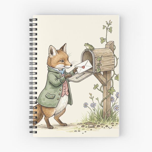 Item preview, The Fox Receiving a Letter designed and sold by Pasteltone.