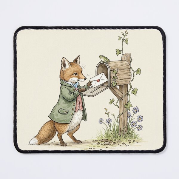 Item preview, The Fox Receiving a Letter designed and sold by Pasteltone.
