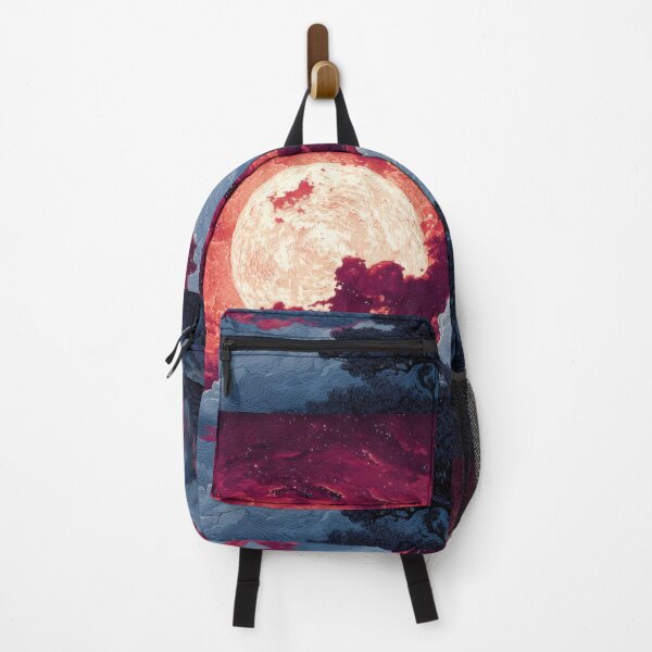 Item preview, Crimson Eclipse – Epic Fantasy Moon Landscape designed and sold by MetroEnvision.