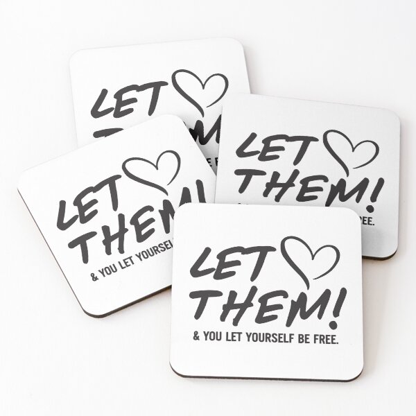 Item preview, Let Them & Free Yourself designed and sold by KezarCreative.