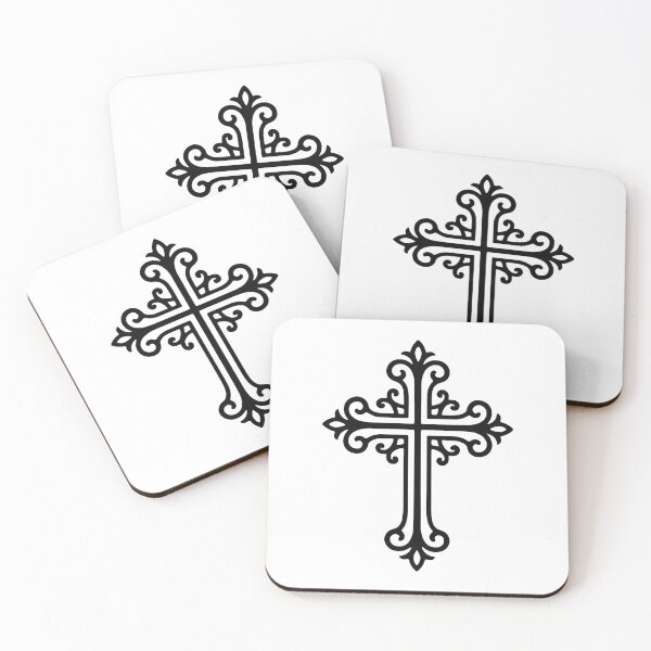 Item preview, Minimal Religious Cross Christian Faith Art designed and sold by stylishdzign.