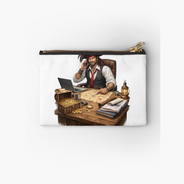 Item preview, Pirate Merchant Funny Medieval Fantasy Character Shirt designed and sold by RØNI AI.