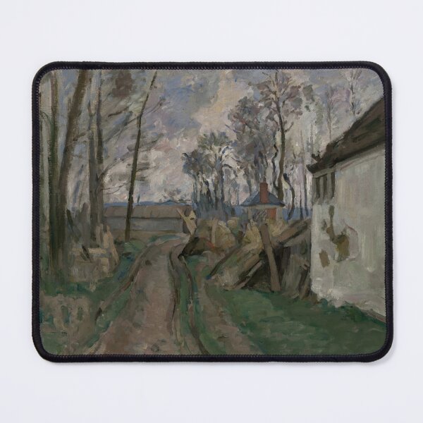 Item preview, A Village Road Near Auvers by Paul Cézanne: Post Impressionist Landscape Poster designed and sold by artofuniverse.