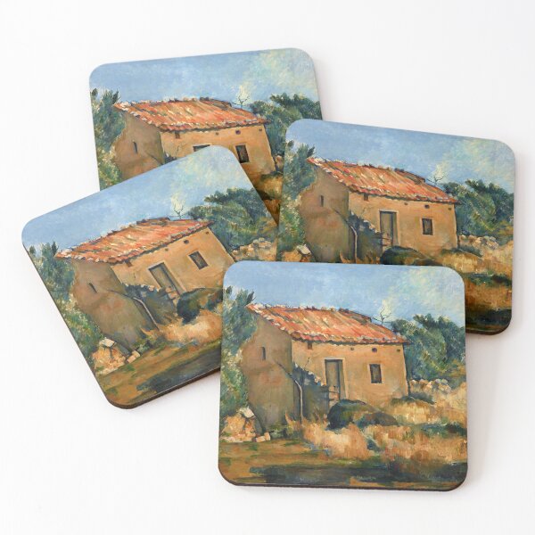 Item preview, Abandoned House Near Aix En Provence by Paul Cézanne: Rustic Country House Poster designed and sold by artofuniverse.