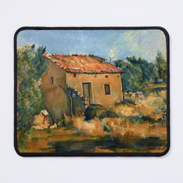 Item preview, Abandoned House Near Aix En Provence by Paul Cézanne: Rustic Country House Poster designed and sold by artofuniverse.