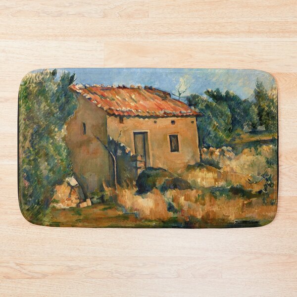 Item preview, Abandoned House Near Aix En Provence by Paul Cézanne: Rustic Country House Poster designed and sold by artofuniverse.