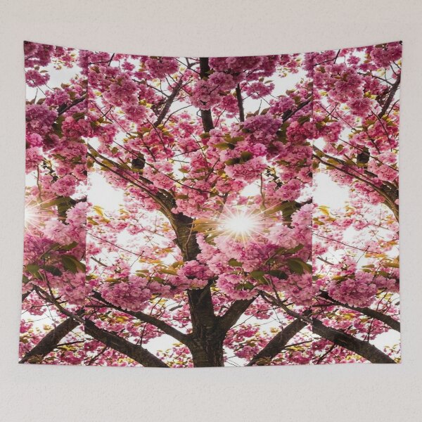 Item preview, Aesthetic Sakura Bloom with Golden Lens Flare designed and sold by Areebanawab.