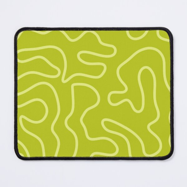 Item preview, Squiggle Maze Minimalist Abstract Pattern in Wasabi Green designed and sold by kierkegaard.