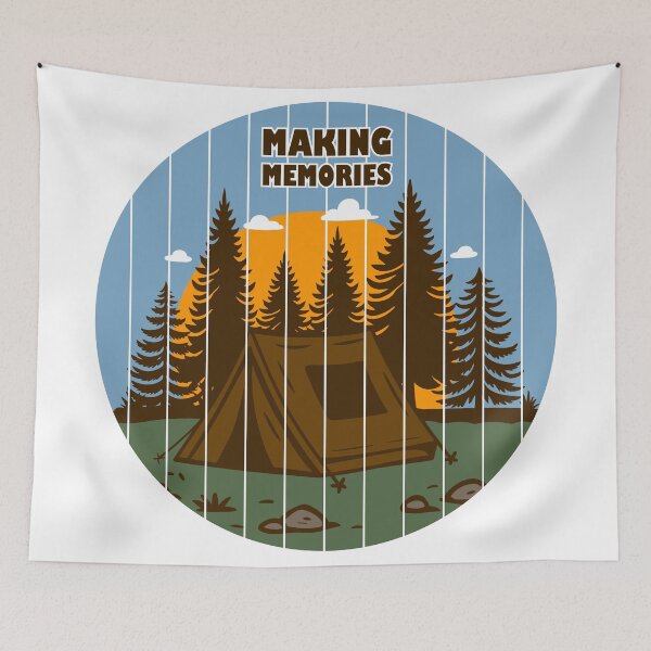 Item preview, Making Memories Retro Tent Camping Adventure designed and sold by SP Street Print.