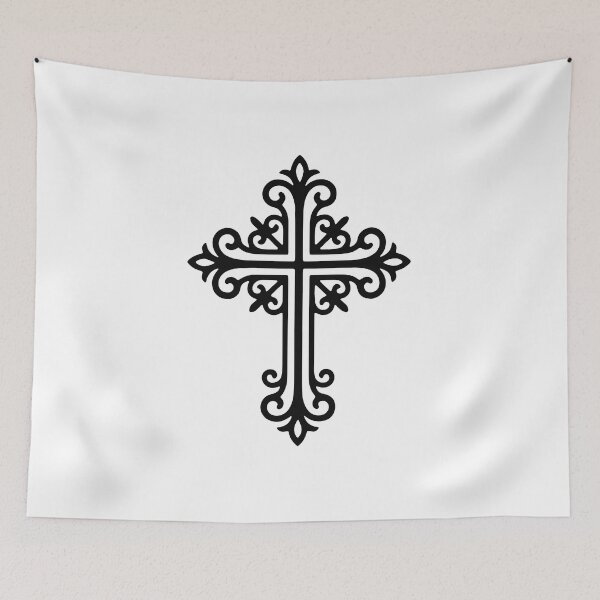 Item preview,  Minimal Religious Cross Christian Faith Art designed and sold by stylishdzign.