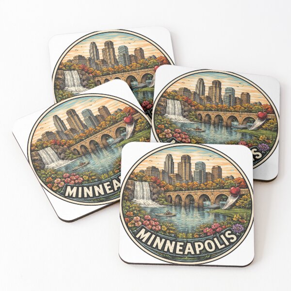 Item preview, Minneapolis Travel Badge designed and sold by M. K..