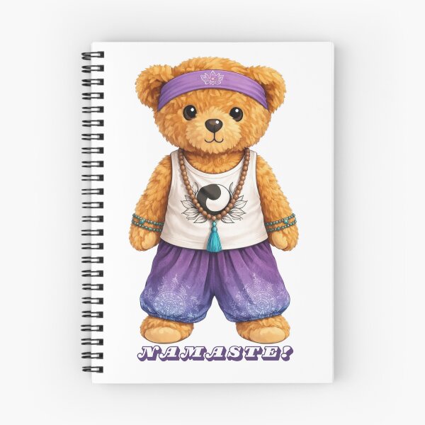 Item preview, Cute Yoga Teddy Bear - Zen Meditation & Mindfulness Gift ?‍♂️ designed and sold by CuteBear87.