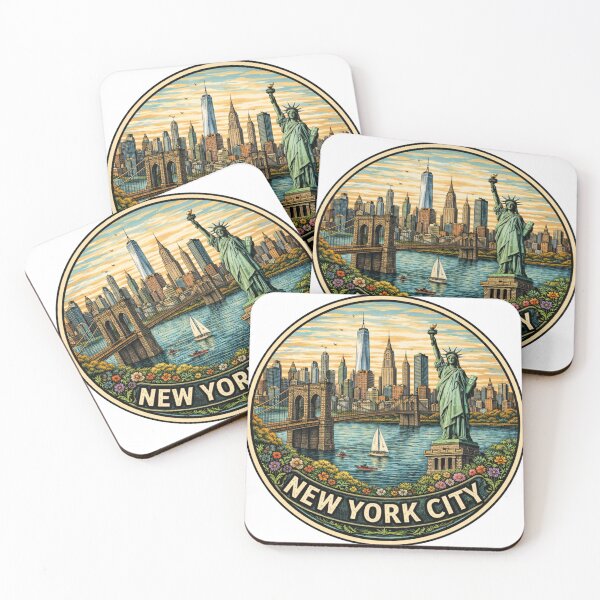 Item preview, New York Travel Badge designed and sold by M. K..