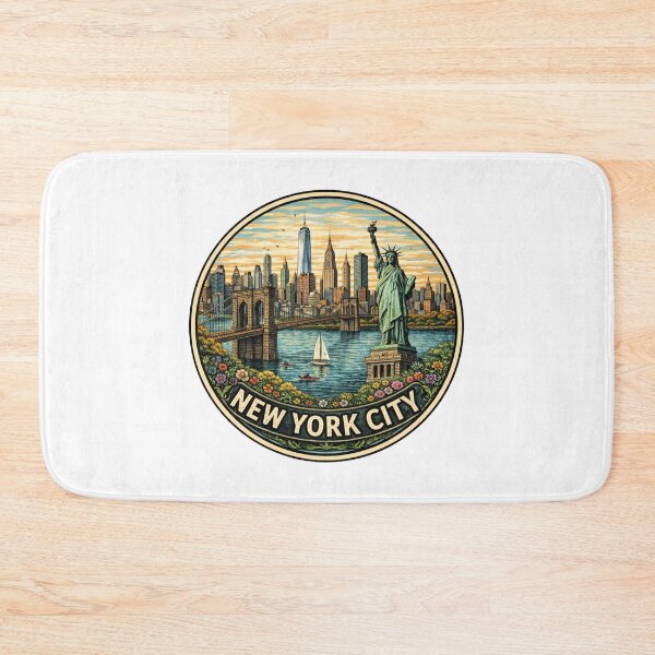 Item preview, New York Travel Badge designed and sold by M. K..