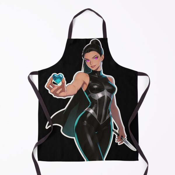 Item preview, anime neon diva saint saint of sin luxury temptation jewel reliquary cinematic lighting bold designed and sold by DarkMedieval.