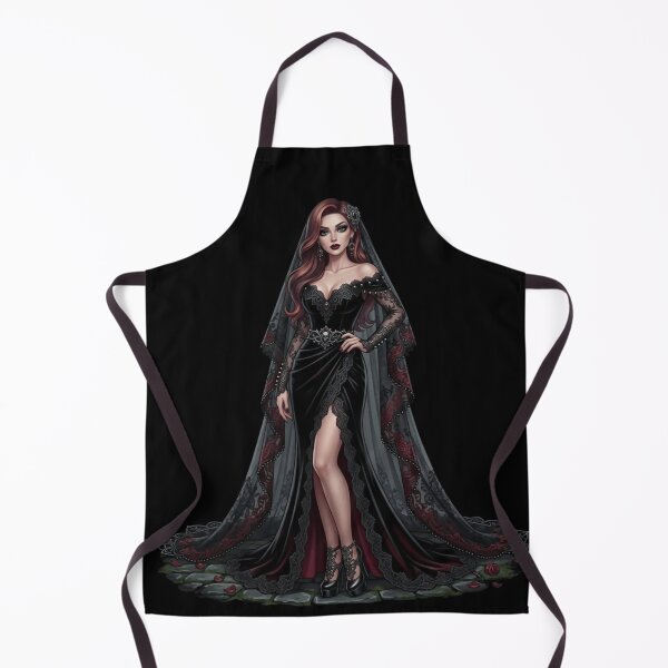 Item preview, Modern Gothic Bride – Dark Romance Wedding Art designed and sold by Tw1nsAIArt.