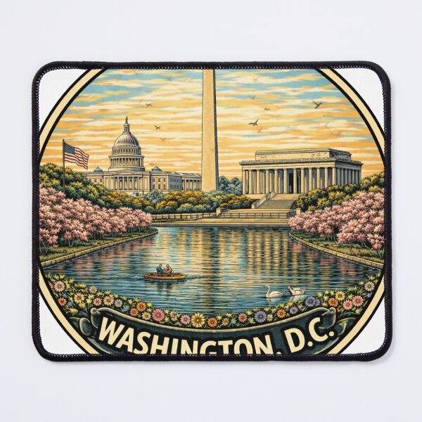 Item preview, Washington, DC Travel Badge designed and sold by M. K..