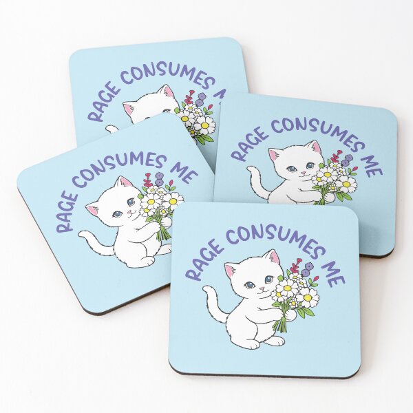 Item preview, Rage Consumes Me Cat designed and sold by KezarCreative.