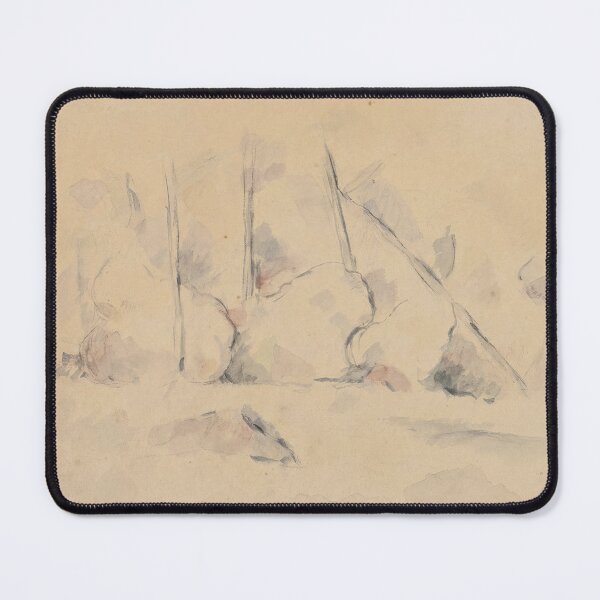 Item preview, Arbres Parmi Des Rochers by Paul Cézanne: Minimal Still Life Poster designed and sold by artofuniverse.