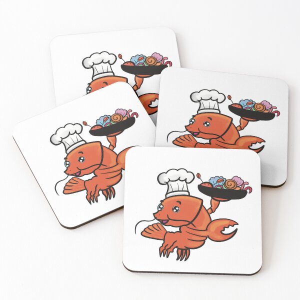 Item preview, Lobster chef - funny cartoon  designed and sold by Crystalseahorse.