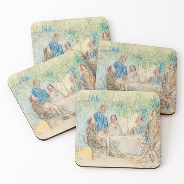 Item preview, Autour De La Table by Paul Cézanne: Post Impressionist Fine Art Poster designed and sold by artofuniverse.