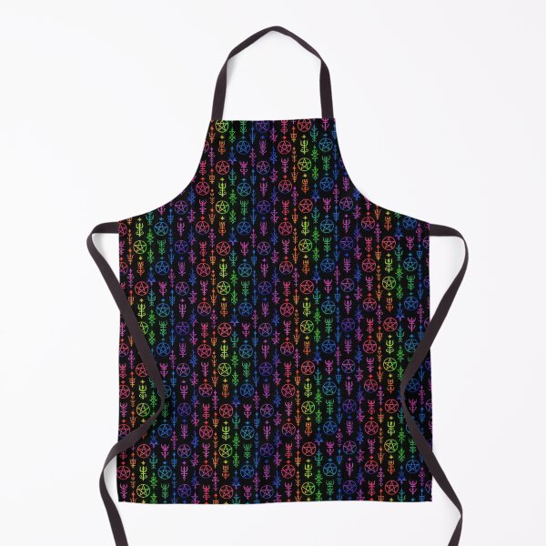 Item preview, Colorful sigil witch magick– Psychedelic Occult seamless pattern designed and sold by Liliths-Closet.