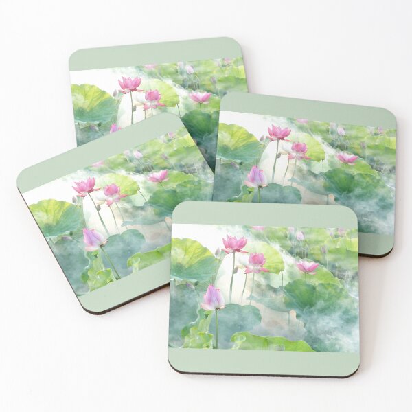 Item preview, Lotus in Summer, floral designed and sold by pick-me-art.