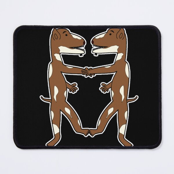 Item preview, "Anthropomorphic Dog Figures in Symmetrical Dance" designed and sold by nighttime1990.