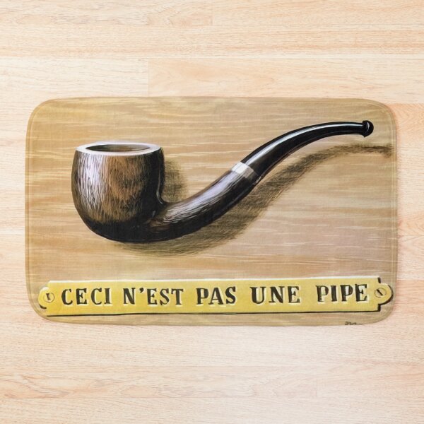Item preview, René Magritte The Treachery Of Images This Is Not A Pipe 1966 designed and sold by melaartni.