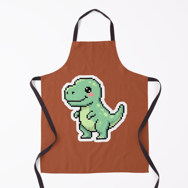 Item preview, Cute Kawaii Pixel Art Baby T-Rex Dinosaur designed and sold by PixelAlchemyHQ.