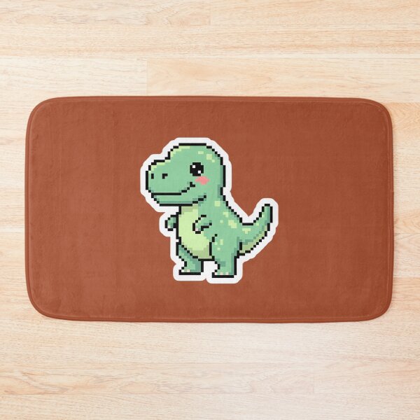 Item preview, Cute Kawaii Pixel Art Baby T-Rex Dinosaur designed and sold by PixelAlchemyHQ.