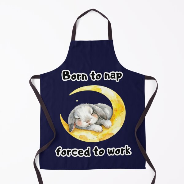 Item preview, Born for a nap, forced to work, tired hare designed and sold by LiskoDesign.